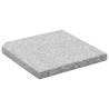 Umbrella Weight Plates 4 PCS Grey Granite Square - 100 kg