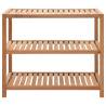 Bathroom Shelf Solid Walnut Wood - 65x40x55 cm | HipoMarket