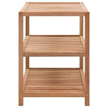 Bathroom Shelf Solid Walnut Wood - 65x40x55 cm | HipoMarket