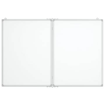 Magnetic Whiteboard Foldable 120x100 cm - Home & Office Use