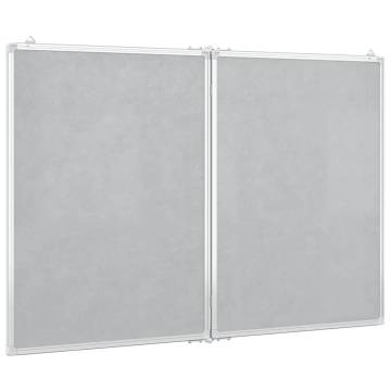 Magnetic Whiteboard Foldable 120x100 cm - Home & Office Use