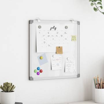 Magnetic Whiteboard 60x60 cm - Ideal for Home & Office