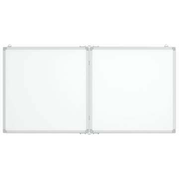 Foldable Magnetic Whiteboard 120x60 cm - Aluminium Frame