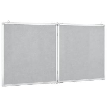 Foldable Magnetic Whiteboard 120x60 cm - Aluminium Frame