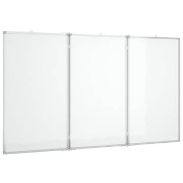 Foldable Magnetic Whiteboard 150x80 cm - Aluminium Frame