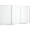 Foldable Magnetic Whiteboard 150x80 cm - Aluminium Frame