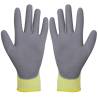 Work Gloves PU - 24 Pairs White & Grey Size 10XL