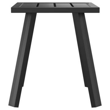 Stylish Anthracite Garden Table - 34x34x38 cm Steel