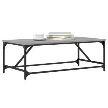 Elegant Grey Sonoma Coffee Table - 100x50x35 cm | HipoMarket