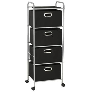 Stylish Shelving Unit with 4 Storage Boxes - Hipomarket