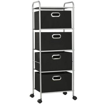 Stylish Shelving Unit with 4 Storage Boxes - Hipomarket