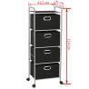 Stylish Shelving Unit with 4 Storage Boxes - Hipomarket