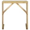 Bar Table 100x60x110 cm - Stylish Impregnated Pinewood