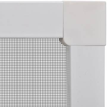 White Insect Screen for Windows | 120 x 140 cm | HipoMarket