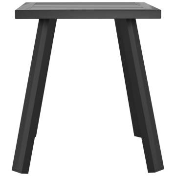 Stylish Anthracite Garden Table - 34x34x38 cm Steel