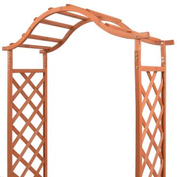 Trellis Rose Arch with Planters - 180x40x205 cm | HipoMarket