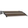 Door Canopy Black 150x100 cm PC Colour brown and black Size 150 x 100 cm Quantity in Package 1 