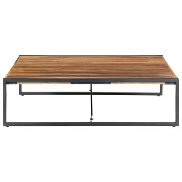 Solid Wood Coffee Table 140x140 cm - Sheesham Finish