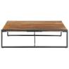 Solid Wood Coffee Table 140x140 cm - Sheesham Finish