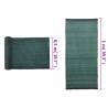 Privacy Net HDPE 1x25 m Green - Garden Shade & Protection