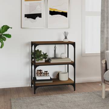 Brown Oak Book Cabinet - Stylish Storage Solution | Hipomarket