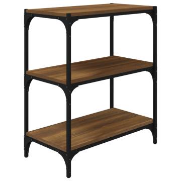 Brown Oak Book Cabinet - Stylish Storage Solution | Hipomarket