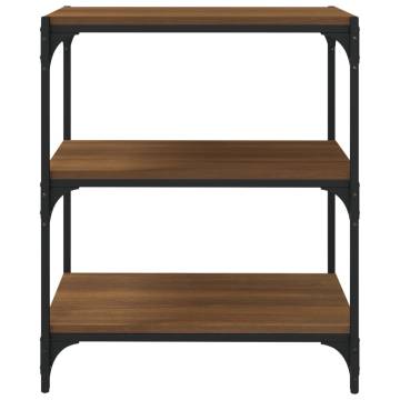 Brown Oak Book Cabinet - Stylish Storage Solution | Hipomarket