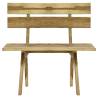 Stylish Garden Bench 110 cm | Impregnated Pinewood