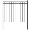 Garden Fence Steel 1.7x0.8 m Black Size 1.7 x 0.8 m Quantity in Package 1 