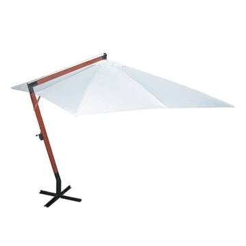 Parasol 300 x 400 cm White - Large Floating Outdoor Canopy