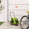 Pet Bike Trailer - Green Oxford Fabric & Iron | Hipomarket