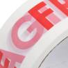 Packaging Tape 12 pcs - FRAGILE Printed White 48mm x 66m