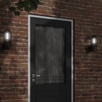 Outdoor Wall Lights - 2pcs Black Stainless Steel | Hipo Market