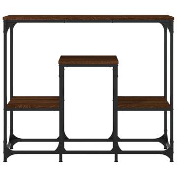 Console Table Brown Oak 89.5x28x76 cm - Stylish & Durable