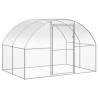 Galvanised Steel Outdoor Chicken Coop 3x8x2 m - Durable & Spacious