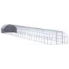 Outdoor Chicken Coop 3x24x2 m Galvanised Steel Size 3 x 24 x 2 m Model with roof 