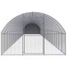 Outdoor Chicken Coop 3x24x2m Galvanised Steel - Hipomarket