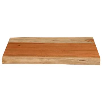 Table Top 50x40 cm Solid Wood Acacia with Live Edge - HipoMarket