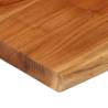 Solid Wood Acacia Table Top 80x80 cm | Live Edge Design