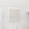 Stylish White Bathroom Mirror - 40x1.5x37 cm | Hipomarket UK