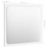 Stylish White Bathroom Mirror - 40x1.5x37 cm | Hipomarket UK