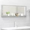 Bathroom Mirror Concrete Grey 100x10.5x37 cm Engineered Wood Colour concrete grey Size 100 x 10.5 x 37 cm Quantity in Package 1 