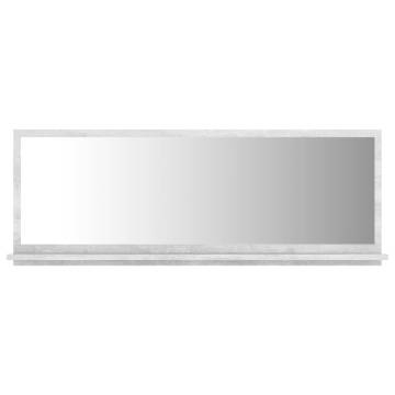 Bathroom Mirror Concrete Grey - Stylish & Functional Design