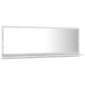 Bathroom Mirror Concrete Grey - Stylish & Functional Design