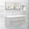 Bathroom Mirror Concrete Grey - Stylish & Functional Design