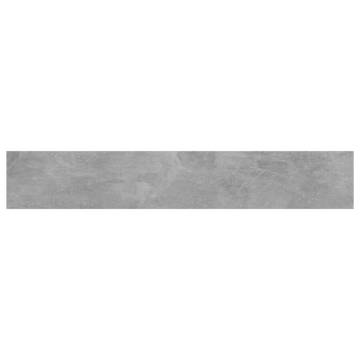 Bookshelf Boards 8 pcs - Concrete Grey - 60x10x1.5 cm