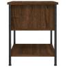 Elegant Brown Oak Bedside Tables - 2 pcs | Hipomarket