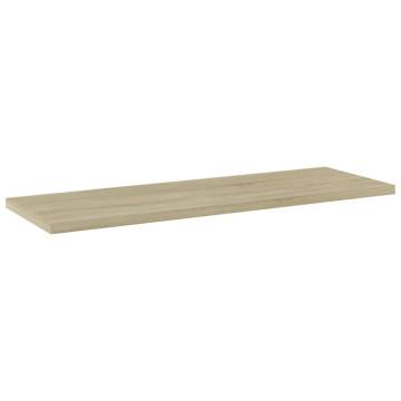 Bookshelf Boards 4 pcs Sonoma Oak - Quality Storage Solution