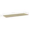 Bookshelf Boards 4 pcs Sonoma Oak - Quality Storage Solution