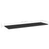 High Gloss Black Bookshelf Boards - 4 pcs | HipoMarket